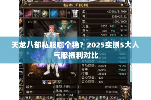 天龙八部私服哪个稳?2025实测5大人气服福利对比 天龙八部私服哪个稳?2025实测5大人气服福利对比