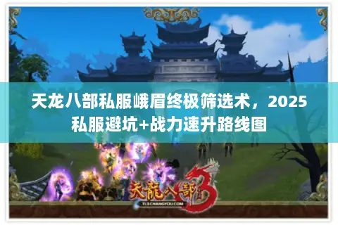 天龙八部私服峨眉终极筛选术,2025私服避坑+战力速升路线图 天龙八部私服峨眉终极筛选术,2025私服避坑+战力速升路线图