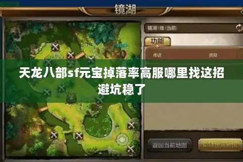 天龙八部sf元宝掉落率高服哪里找这招避坑稳了 天龙八部sf元宝掉落率高服哪里找这招避坑稳了