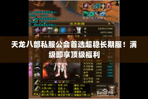 天龙八部私服公会首选超稳长期服!满级即享顶级福利 天龙八部私服公会首选超稳长期服!满级即享顶级福利
