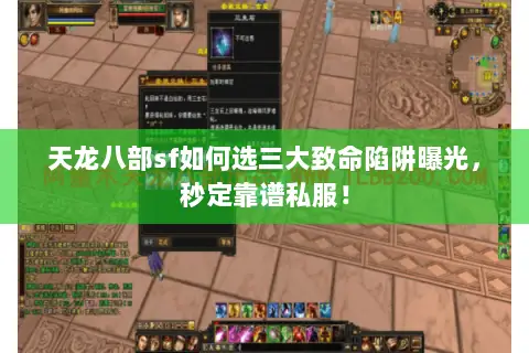 天龙八部sf如何选三大致命陷阱曝光,秒定靠谱私服! 天龙八部sf如何选三大致命陷阱曝光,秒定靠谱私服!