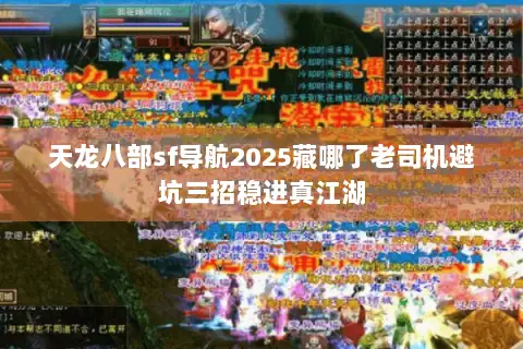 天龙八部sf导航2025藏哪了老司机避坑三招稳进真江湖 天龙八部sf导航2025藏哪了老司机避坑三招稳进真江湖