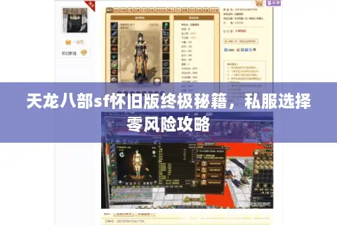 天龙八部sf怀旧版终极秘籍，私服选择零风险攻略