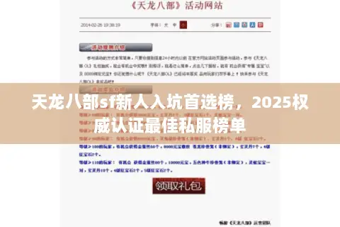 天龙八部sf新人入坑首选榜,2025权威认证最佳私服榜单 天龙八部sf新人入坑首选榜,2025权威认证最佳私服榜单