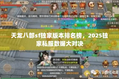 天龙八部sf独家版本排名榜,2025独家私服数据大对决 天龙八部sf独家版本排名榜,2025独家私服数据大对决