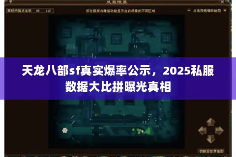 天龙八部sf真实爆率公示，2025私服数据大比拼曝光真相