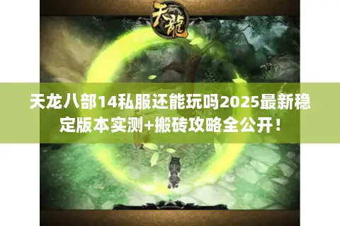 天龙八部14私服还能玩吗2025最新稳定版本实测+搬砖攻略全公开！