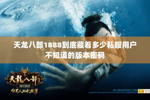 天龙八部1888到底藏着多少私服用户不知道的版本密码
