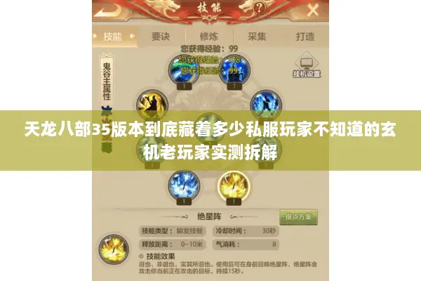 天龙八部35版本到底藏着多少私服玩家不知道的玄机老玩家实测拆解 天龙八部35版本到底藏着多少私服玩家不知道的玄机老玩家实测拆解