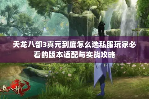 天龙八部3真元到底怎么选私服玩家必看的版本适配与实战攻略 天龙八部3真元到底怎么选私服玩家必看的版本适配与实战攻略