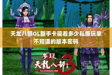 天龙八部OL新手卡藏着多少私服玩家不知道的版本密码 天龙八部OL新手卡藏着多少私服玩家不知道的版本密码