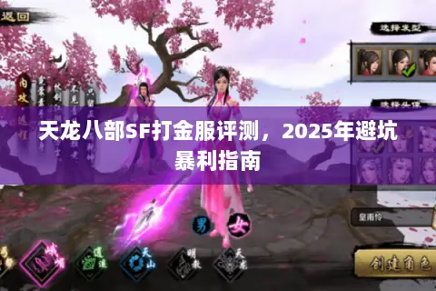天龙八部SF打金服评测，2025年避坑暴利指南