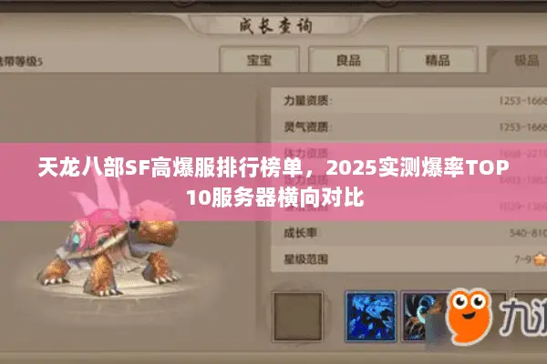 天龙八部SF高爆服排行榜单,2025实测爆率TOP10服务器横向对比 天龙八部SF高爆服排行榜单,2025实测爆率TOP10服务器横向对比