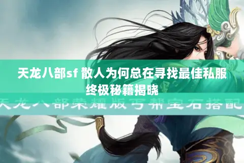 天龙八部sf 散人为何总在寻找最佳私服终极秘籍揭晓 天龙八部sf 散人为何总在寻找最佳私服终极秘籍揭晓