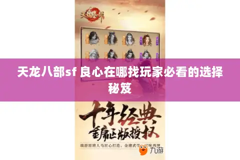 天龙八部sf 良心在哪找玩家必看的选择秘笈 天龙八部sf 良心在哪找玩家必看的选择秘笈