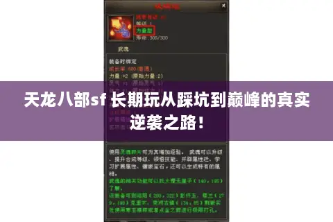 天龙八部sf 长期玩从踩坑到巅峰的真实逆袭之路! 天龙八部sf 长期玩从踩坑到巅峰的真实逆袭之路!