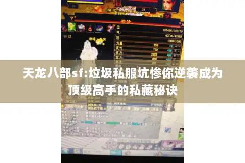 天龙八部sf:垃圾私服坑惨你逆袭成为顶级高手的私藏秘诀 天龙八部sf:垃圾私服坑惨你逆袭成为顶级高手的私藏秘诀