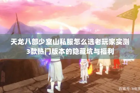 天龙八部少室山私服怎么选老玩家实测3款热门版本的隐藏坑与福利 天龙八部少室山私服怎么选老玩家实测3款热门版本的隐藏坑与福利
