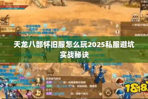 天龙八部怀旧服怎么玩2025私服避坑实战秘诀 天龙八部怀旧服怎么玩2025私服避坑实战秘诀