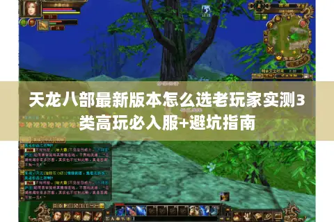 天龙八部最新版本怎么选老玩家实测3类高玩必入服+避坑指南 天龙八部最新版本怎么选老玩家实测3类高玩必入服+避坑指南