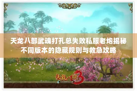 天龙八部武魂打孔总失败私服老炮揭秘不同版本的隐藏规则与救急攻略 天龙八部武魂打孔总失败私服老炮揭秘不同版本的隐藏规则与救急攻略