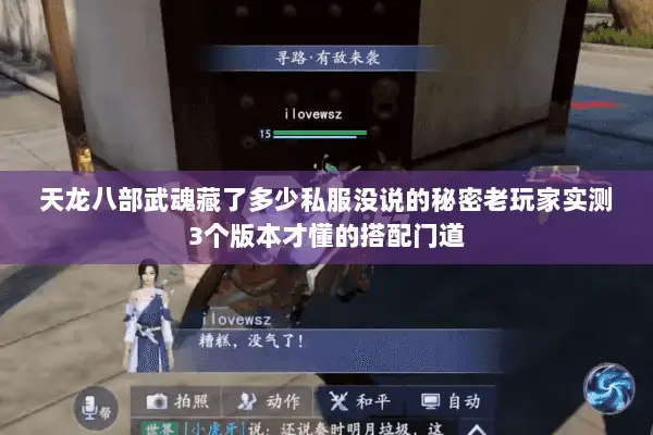天龙八部武魂藏了多少私服没说的秘密老玩家实测3个版本才懂的搭配门道 天龙八部武魂藏了多少私服没说的秘密老玩家实测3个版本才懂的搭配门道