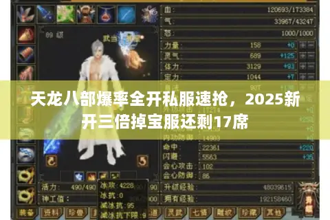 天龙八部爆率全开私服速抢,2025新开三倍掉宝服还剩17席 天龙八部爆率全开私服速抢,2025新开三倍掉宝服还剩17席