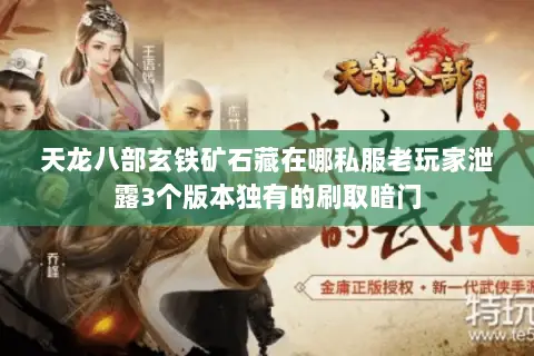 天龙八部玄铁矿石藏在哪私服老玩家泄露3个版本独有的刷取暗门