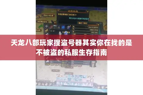 天龙八部玩家搜盗号器其实你在找的是不被盗的私服生存指南 天龙八部玩家搜盗号器其实你在找的是不被盗的私服生存指南