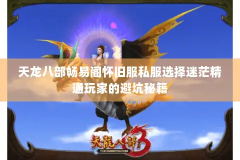 天龙八部畅易阁怀旧服私服选择迷茫精通玩家的避坑秘籍