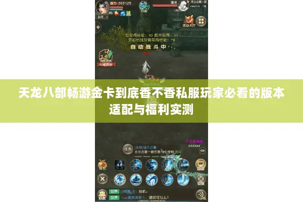 天龙八部畅游金卡到底香不香私服玩家必看的版本适配与福利实测 天龙八部畅游金卡到底香不香私服玩家必看的版本适配与福利实测