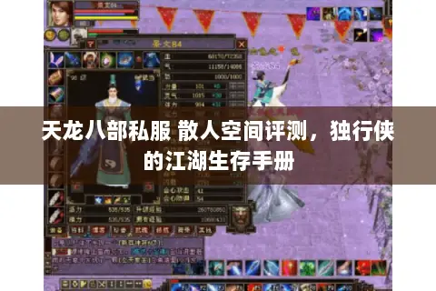 天龙八部私服 散人空间评测,独行侠的江湖生存手册 天龙八部私服 散人空间评测,独行侠的江湖生存手册