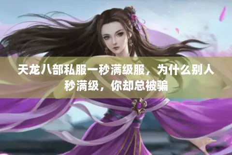 天龙八部私服一秒满级服，为什么别人秒满级，你却总被骗