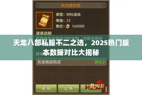 天龙八部私服不二之选,2025热门版本数据对比大揭秘 天龙八部私服不二之选,2025热门版本数据对比大揭秘