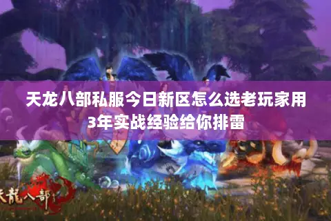 天龙八部私服今日新区怎么选老玩家用3年实战经验给你排雷
