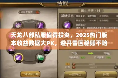 天龙八部私服值得投资,2025热门版本收益数据大PK,避开雷区稳赚不赔 天龙八部私服值得投资,2025热门版本收益数据大PK,避开雷区稳赚不赔