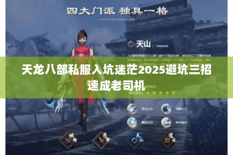 天龙八部私服入坑迷茫2025避坑三招速成老司机 天龙八部私服入坑迷茫2025避坑三招速成老司机