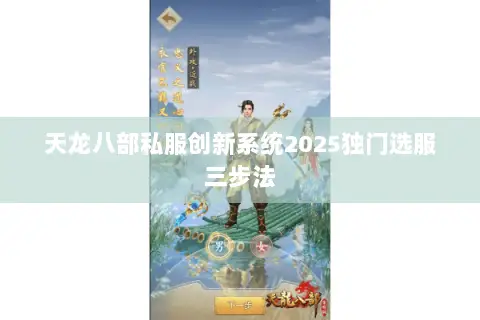 天龙八部私服创新系统2025独门选服三步法 天龙八部私服创新系统2025独门选服三步法
