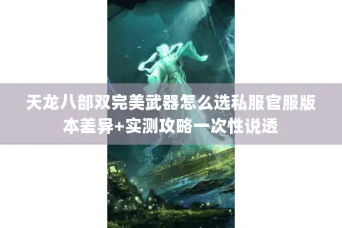 天龙八部双完美武器怎么选私服官服版本差异+实测攻略一次性说透 天龙八部双完美武器怎么选私服官服版本差异+实测攻略一次性说透