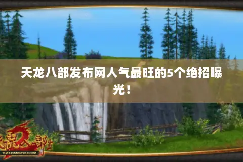 天龙八部发布网人气最旺的5个绝招曝光! 天龙八部发布网人气最旺的5个绝招曝光!
