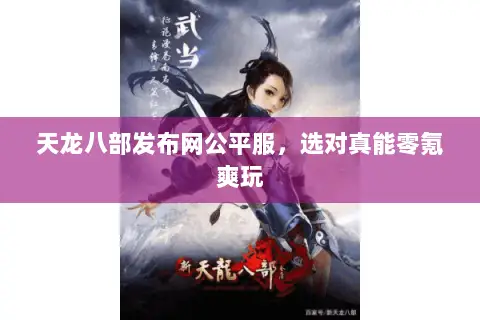 天龙八部发布网公平服，选对真能零氪爽玩