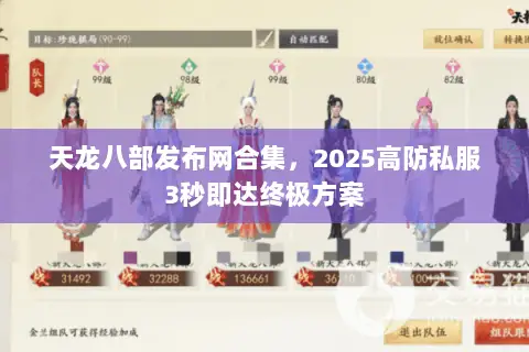 天龙八部发布网合集,2025高防私服3秒即达终极方案 天龙八部发布网合集,2025高防私服3秒即达终极方案