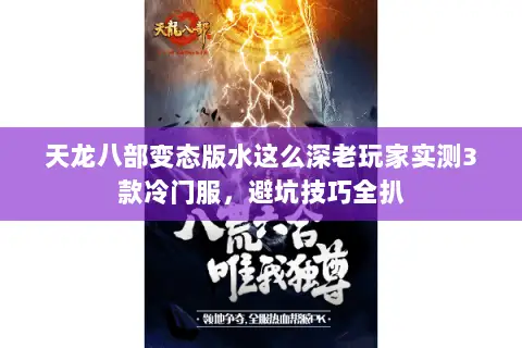 天龙八部变态版水这么深老玩家实测3款冷门服，避坑技巧全扒