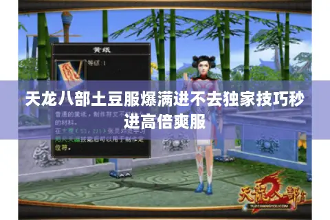天龙八部土豆服爆满进不去独家技巧秒进高倍爽服 天龙八部土豆服爆满进不去独家技巧秒进高倍爽服
