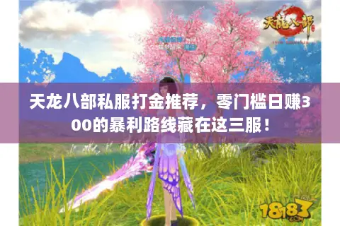 天龙八部私服打金推荐,零门槛日赚300的暴利路线藏在这三服! 天龙八部私服打金推荐,零门槛日赚300的暴利路线藏在这三服!