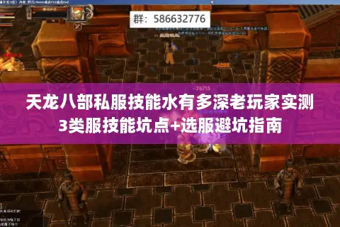 天龙八部私服技能水有多深老玩家实测3类服技能坑点+选服避坑指南 天龙八部私服技能水有多深老玩家实测3类服技能坑点+选服避坑指南