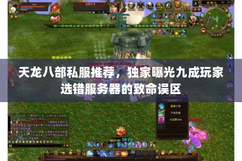天龙八部私服推荐，独家曝光九成玩家选错服务器的致命误区