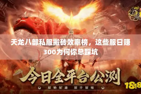 天龙八部私服搬砖效率榜,这些服日赚300为何你总踩坑 天龙八部私服搬砖效率榜,这些服日赚300为何你总踩坑