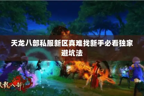 天龙八部私服新区真难找新手必看独家避坑法 天龙八部私服新区真难找新手必看独家避坑法
