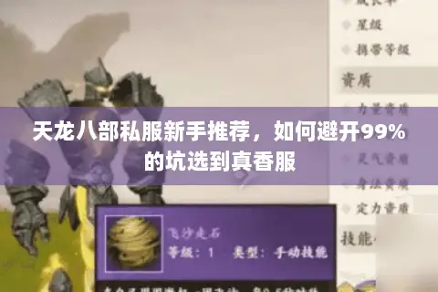 天龙八部私服新手推荐,如何避开99%的坑选到真香服 天龙八部私服新手推荐,如何避开99%的坑选到真香服
